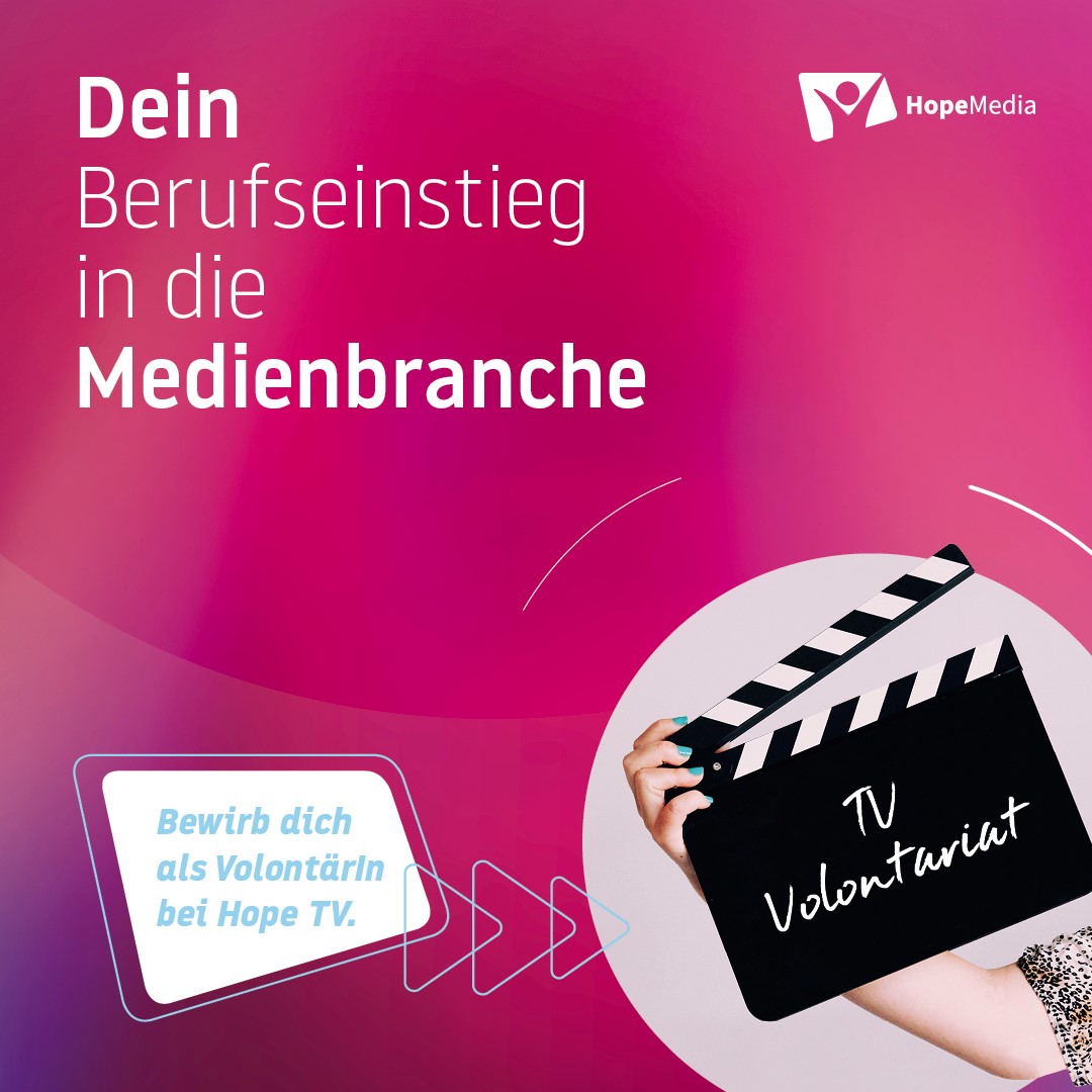 TV Volontariat-Hope Media sucht dich!