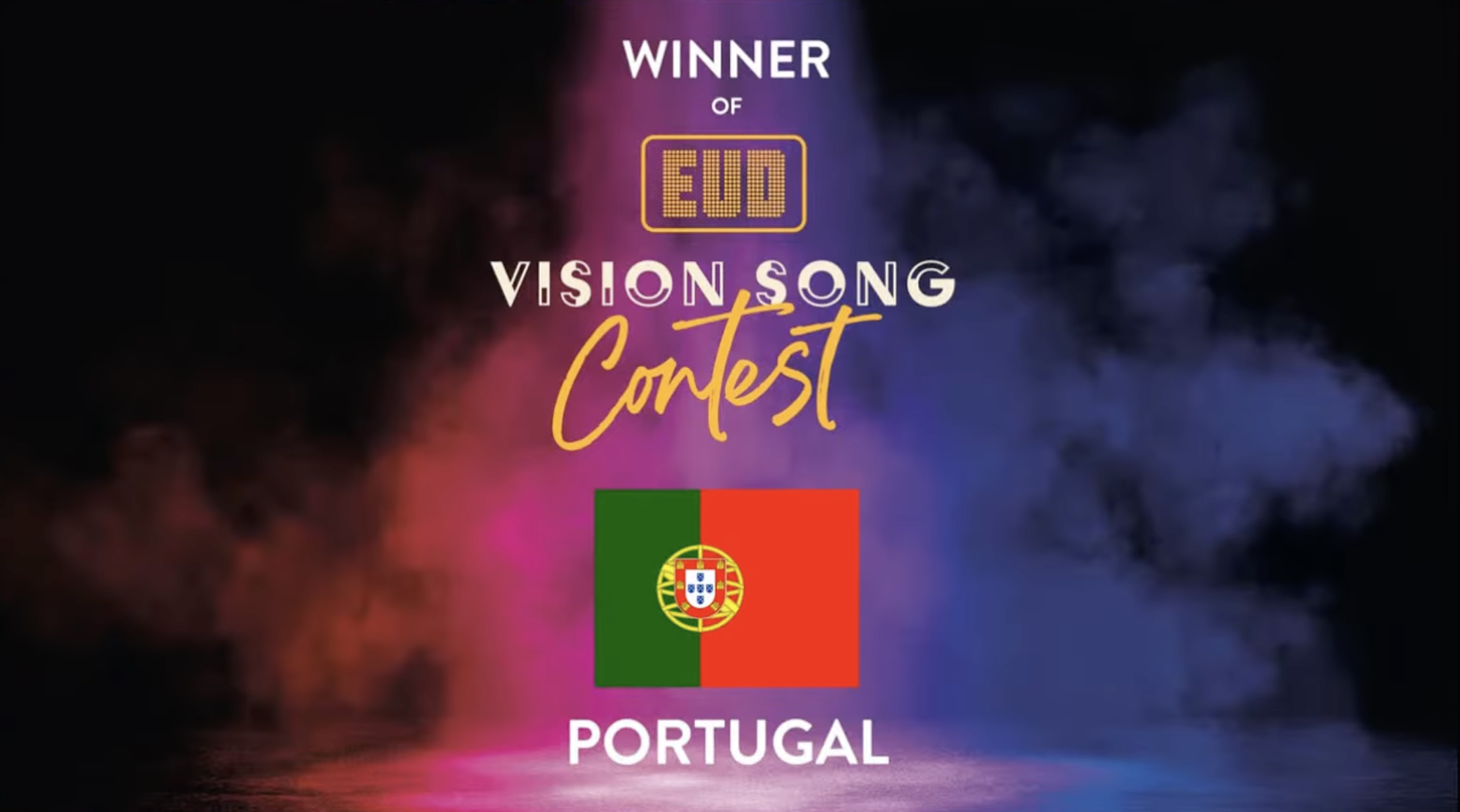 Portugal gewinnt den 1. EUD Vision Song Contest